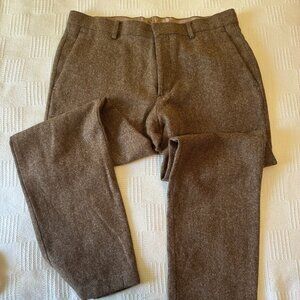J. Crew Ludlow Slim Fit Wool Herringbone Pants (32/30)